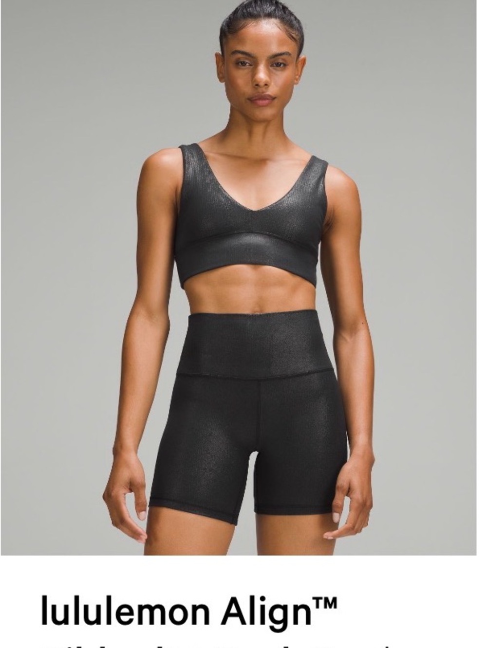 lululemon athletica Align High-Rise Bike Shorts - Black